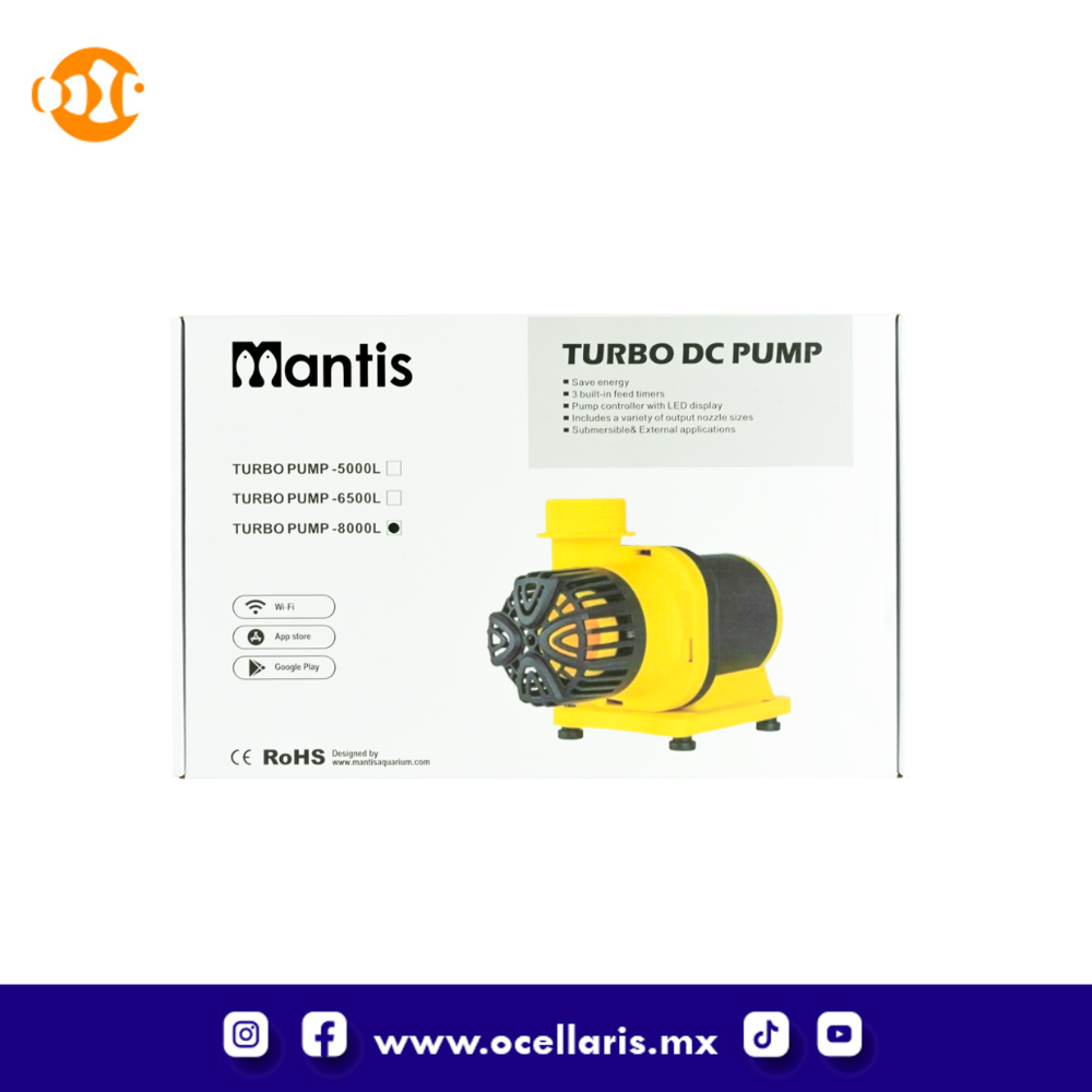 Mantis TURBO 8000 - Bomba de retorno WiFi - 8,000 l/h - Image 5