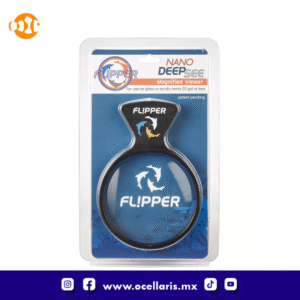 Visor de acuario magnético Flipper DeepSee Nano - 3 pulg