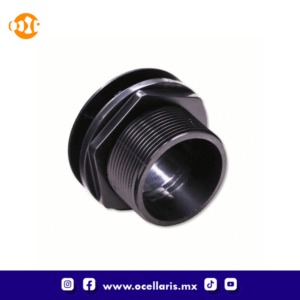 BRS Bulkhead ABS - Liso x Liso - 3/4 pulg