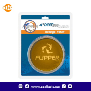 Flipper DeepSee Orange Lens Filter - 4 Pulg - Transparente