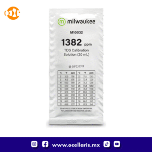 Solución de Calibración de medidores TDS Milwaukee - 1382 PPM