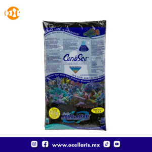 CaribSea Hawaiian Black - 20 lb - Sustrato de Aragonita viva