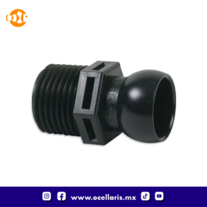 Loc-Line Conector macho NPT de 1/2 plg
