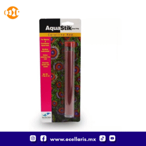 Aquastik - Plastilina Epóxica para Acuario - Rojo Coralino - 114 gr