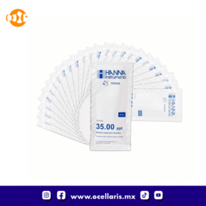 Hanna HI70024 Solución de Calibración de Salinidad de 35 ppt - 25 pzas