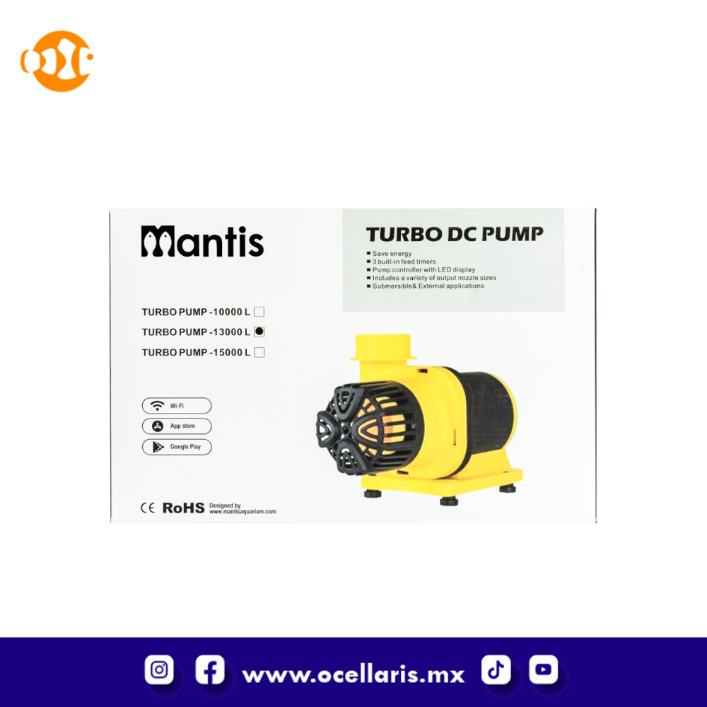 Mantis TURBO 13000 - Bomba de retorno WiFi - 13,000 l/h - Image 6
