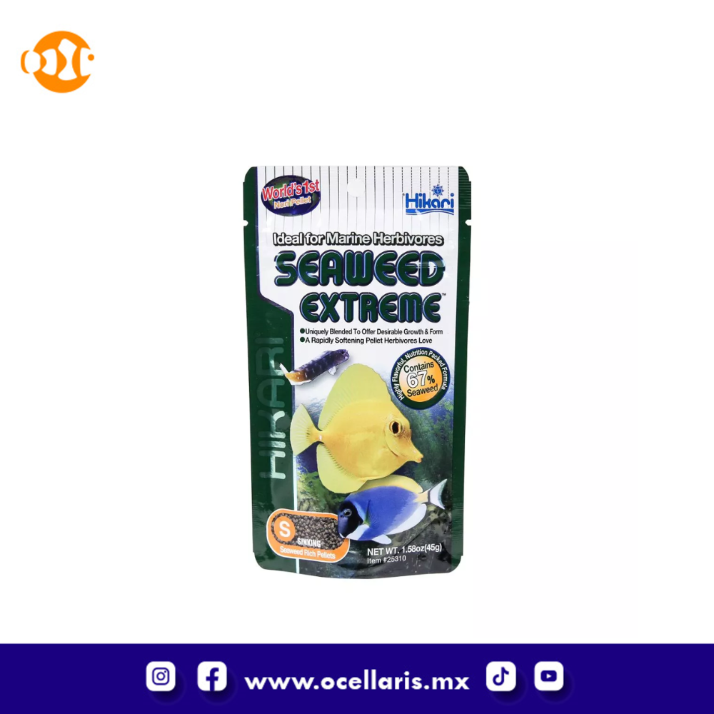 Hikari Seaweed Extreme - Small Fish 45 g