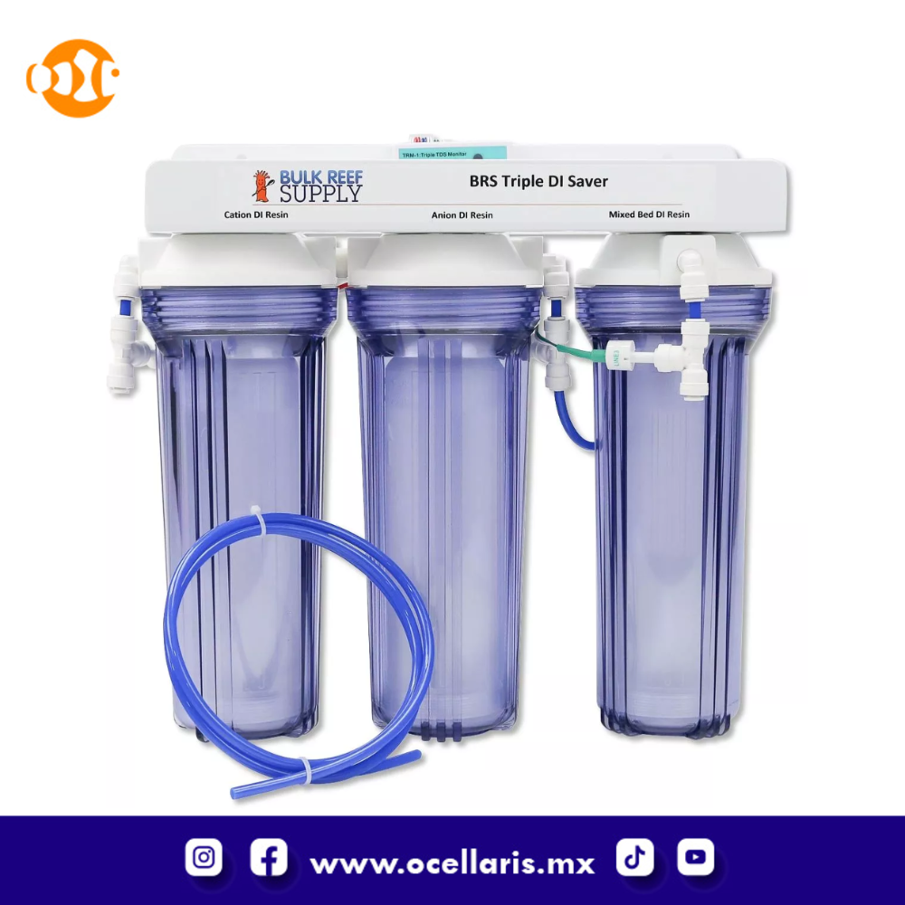 Kit ahorrador de DI triple con resinas y medidor de TDS - Image 3